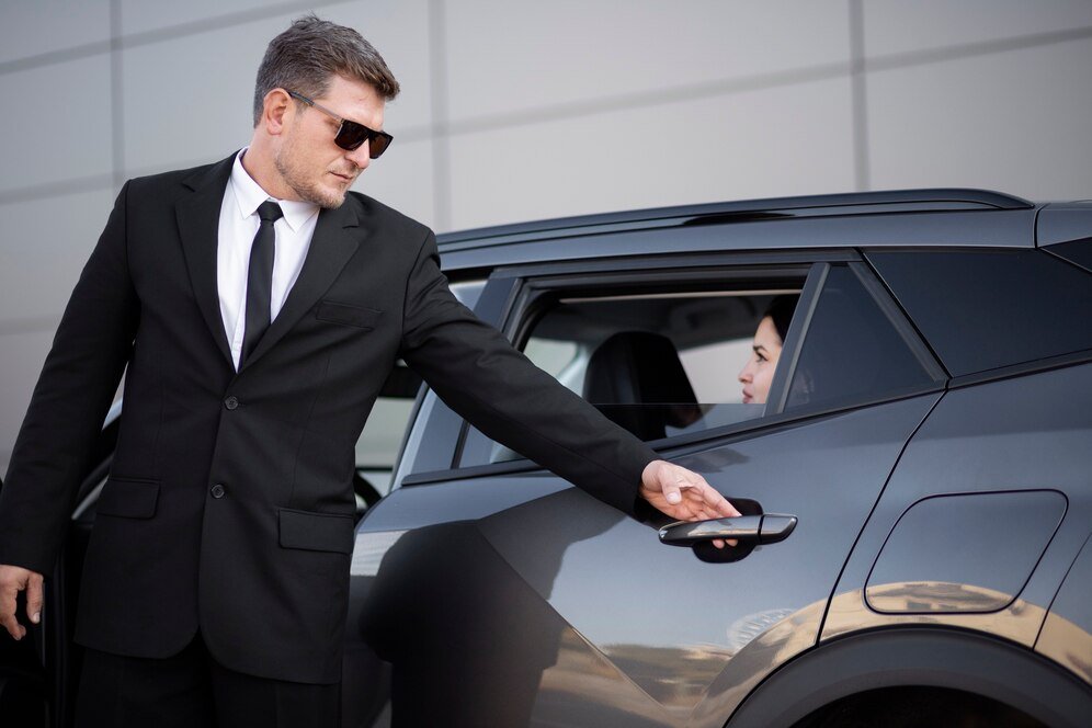 young male being uber driver female client_23 2149184282